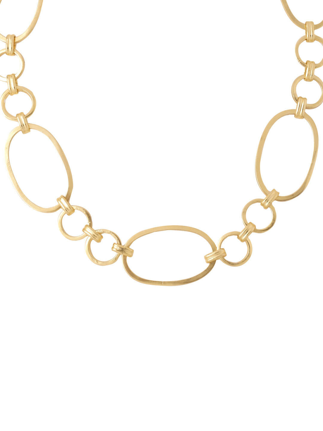 NVR Women Gold-Polished Statement Necklace | Swadesiicart