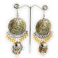 MS Fashion India Muskan Fancy Handmade Chandbali Style Jhumka with Beaded Earrings | Swadesiicart
