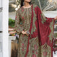 Jyoti Fashion Women's Green Velvet Digital Print with Resham Thread work Kurta with Trouser & Dupatta | Swadesiicart
