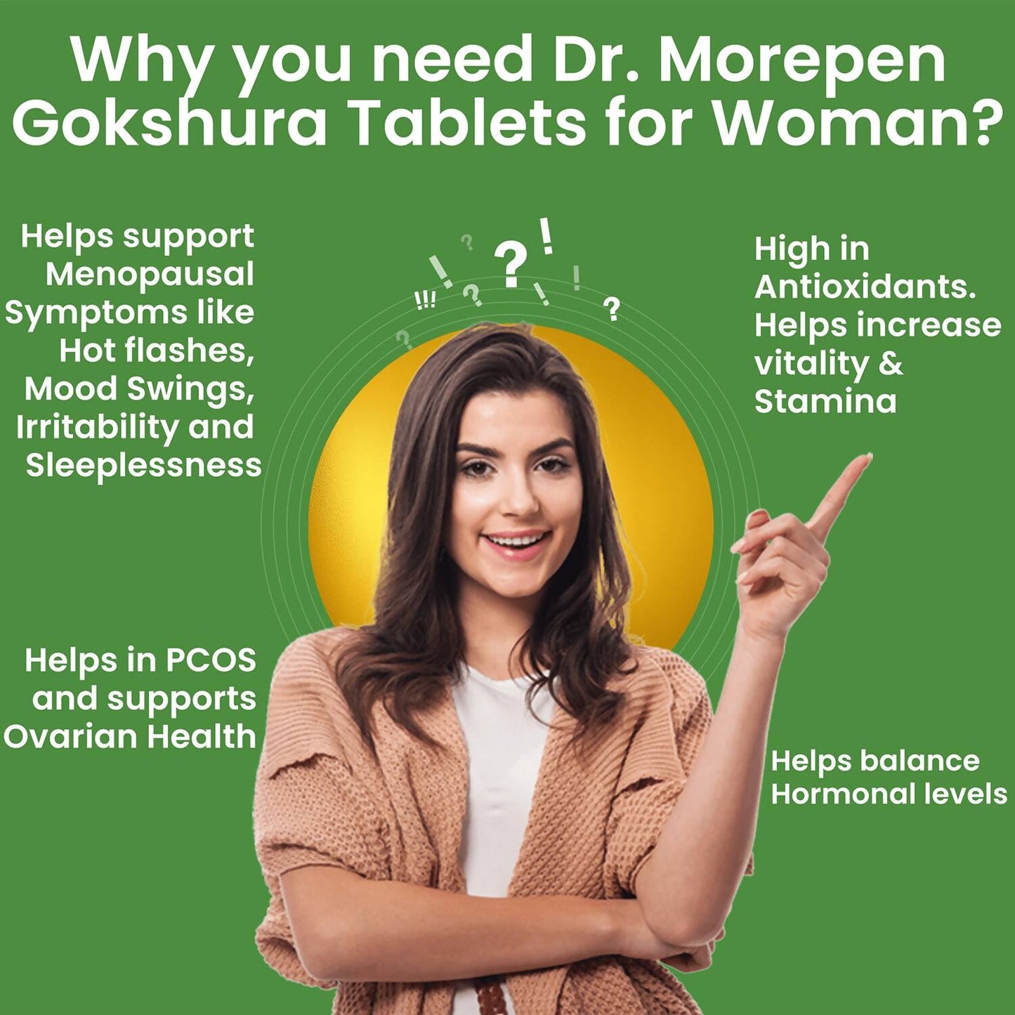 Dr. Morepen Gokshura and Testo Boost Tablets Combo for Men - Swadesiicart