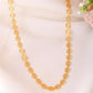 VOJ Women Gold-Polished Self Designed Oval Shaped Chain | Swadesiicart