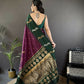 Joban Fashion Green Peacock,Butti Banarasi Silk Sarees | Swadesiicart