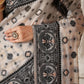 Shree Shyam Fashion Linen Cotton Black & Cream Saree
