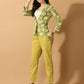 Myshka Women's Multi Printed Coat With Trousers - Swadesiicart