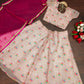 Jyoti Fashion Beautiful Peach Organza Silk Embroidered Kids Lehenga Choli Set | Swadesiicart
