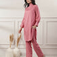 Joban Fashion Women's Rayon Peach Co-Ord Set - Swadesiicart