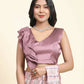 Pink Pure Georgette Sequence work Ready to wear Saree with stitched Blouse - Satiksha | Swadesiicart