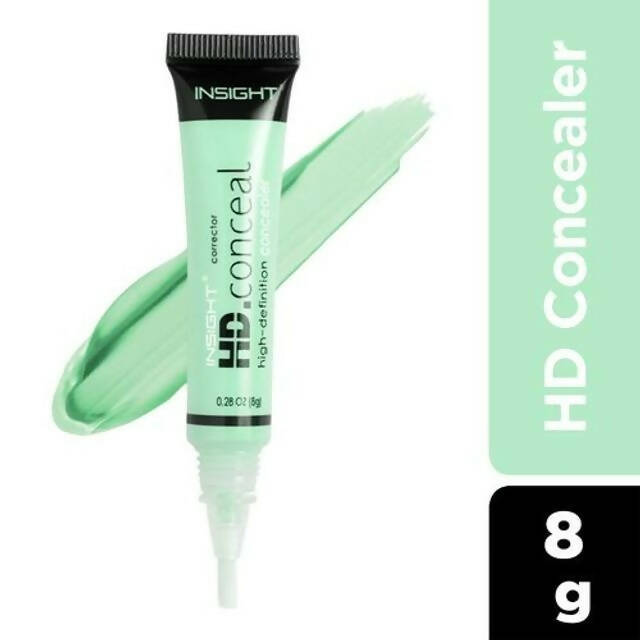 Insight Cosmetics Hd Concealer - Natural Finish, Water-Resistant - Pista Green - Swadesiicart