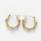 NVR Women Gold Circular Hoop Earrings | Swadesiicart