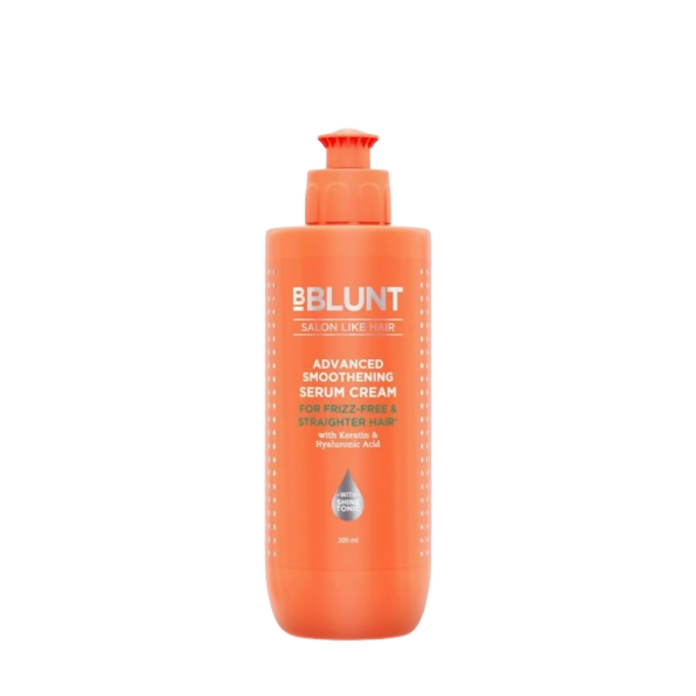 BBlunt Advanced Smoothening Serum Cream with Keratin & Hyaluronic Acid - Limited Time Offer - Swadesiicart
