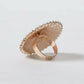 Mominos Fashion Joharkamal Gold-Polished Stone Studded Adjustable Finger Ring - Design 05 - Swadesiicart