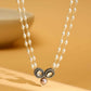 Beaded Chain with Kundan Drop necklace ru raang - Ruby Raang
