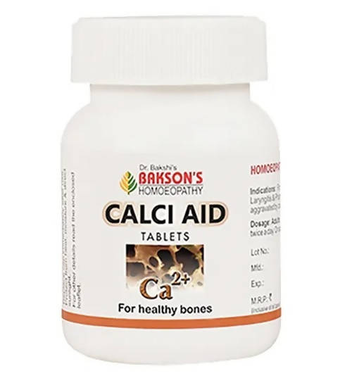 Bakson's Homeopathy Calci Aid Tablets | Swadesiicart