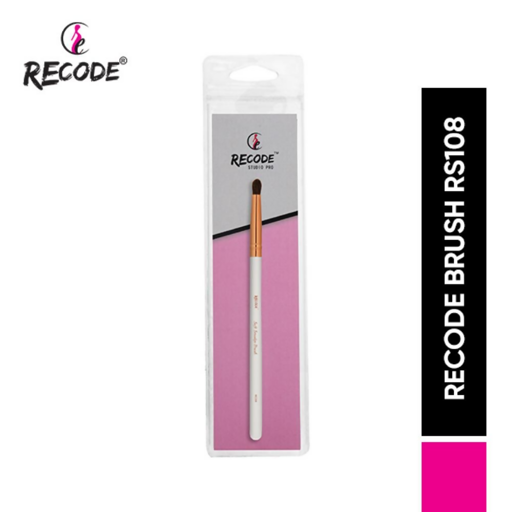 Recode Soft Round Smudge Brush - RS 108 - Swadesiicart