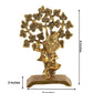 Heyearth Lord Ganesh Statues With Tree,Ganesha Figurine,Lord Ganesha Idol - Swadesiicart