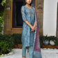 Vaasva Women's Chanderi Printed Suit Set With Pant And Printed Dupatta | Swadesiicart