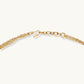 Nuyug 22K Gold-Plated Zircon Studded Enamel Embellished Dual Layered Necklace Set | Swadesiicart