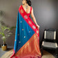 Joban Fashion Red Butti Banarasi Silk Sarees | Swadesiicart