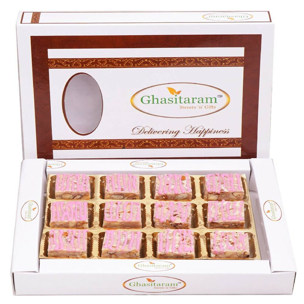 Ghasitaram Strawberry Dryfruit Bites | Swadesiicart