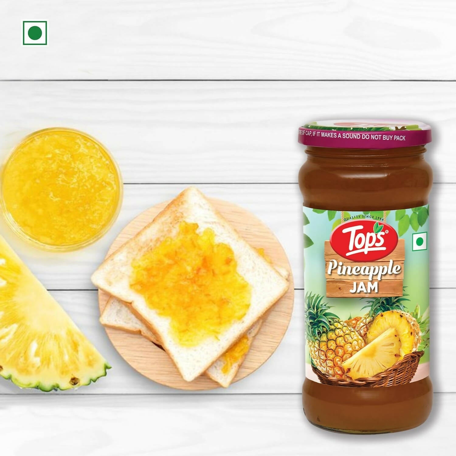 Tops Pineapple Jam - Swadesiicart