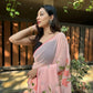 Vamsee Aditi Pink Georgette Saree - Swadesiicart