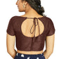 Aastha Fashion Women's Coffee Art Silk Designer Festive Wear Readymade Blouse