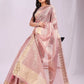 Shree Shyam Fashion Organza Pink Saree