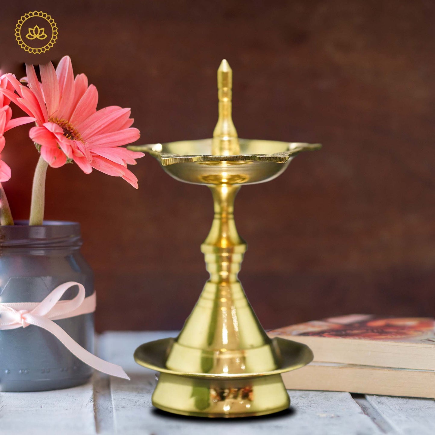 Udupi Deepa: Exquisite Brass Diya for Festivities - Divine India Art