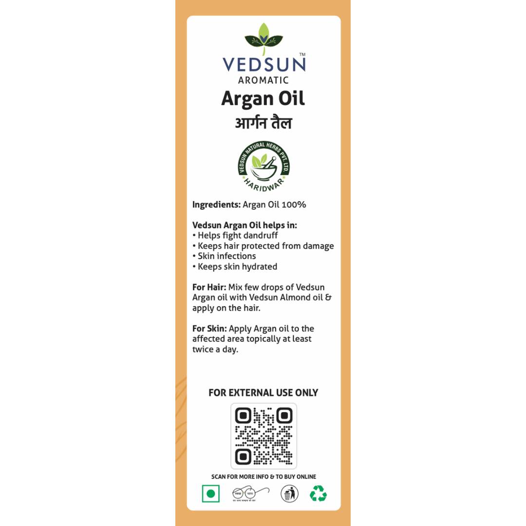 Vedsun Naturals Argan Oil - Swadesiicart
