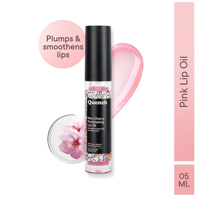 Quench Illuminating Korean Tinted Lip Oil (Pink) | Swadesiicart