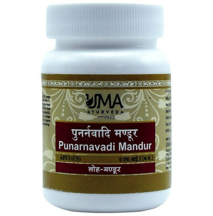 Uma Ayurveda Punarnavadi Mandur Tablets - Uma Ayurveda