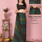 Attractive These Party Wear Ready To Wear Saree - Green | Swadesiicart