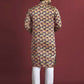 Anaita Multicolour Printed Pure Silk Straight Kurta