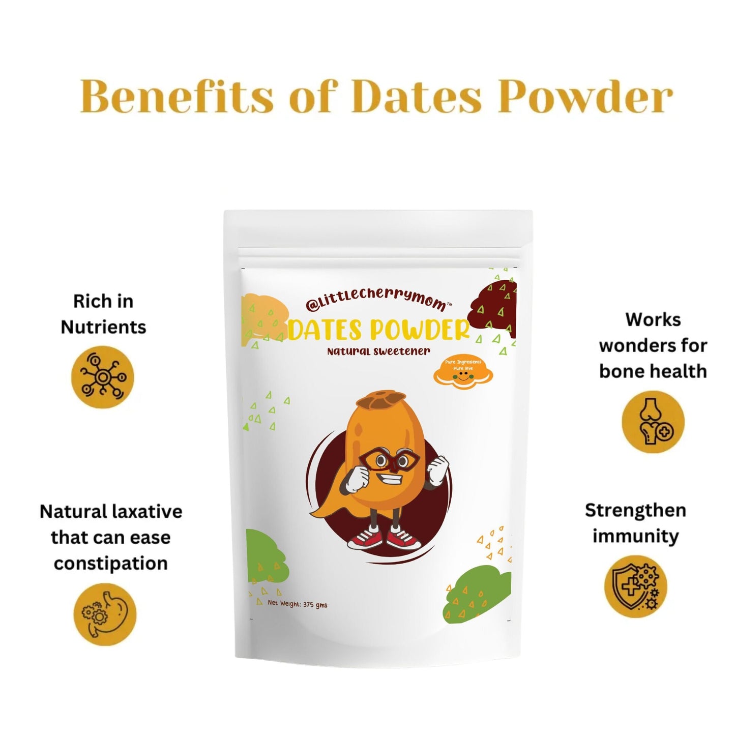 Littlecherrymom Dates Powder | Swadesiicart