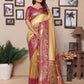 Aastha Fashion Cream Tissue Silk Weaving Saree
