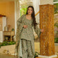 Aayaa Designer Printed Full Flared Suit