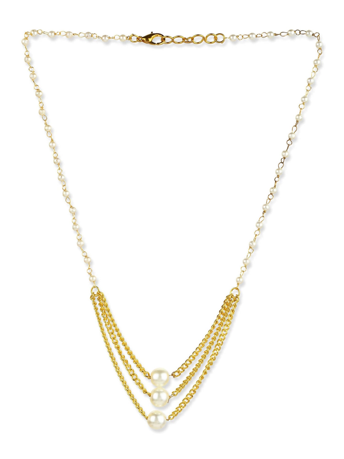 Women's Gold-Polished Chain - Ruby Raang | Swadesiicart