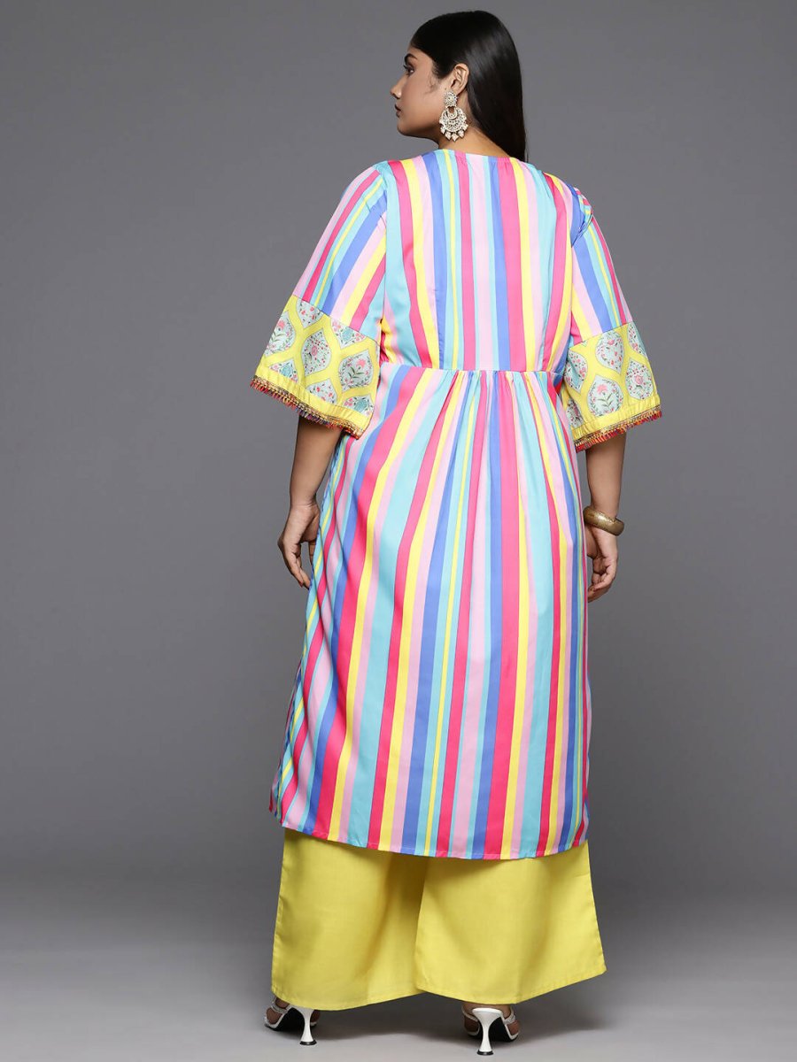 Ahalyaa Women's Traditional wear Kurta Set - Multi | Swadesiicart