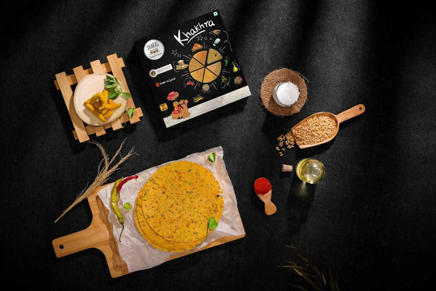 Svaras Methi Thepla Khakhra - Swadesiicart