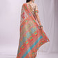Shree Shyam Fashion Vastraloom Off White Linen Cotton Saree