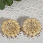 Joban Fashion Women Handcrafted Matte Gold Earrings | Swadesiicart
