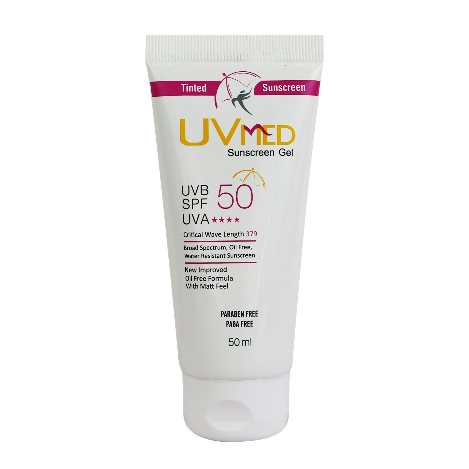 Uvmed Tinted Sunscreen Cream SPF 50 - Swadesiicart