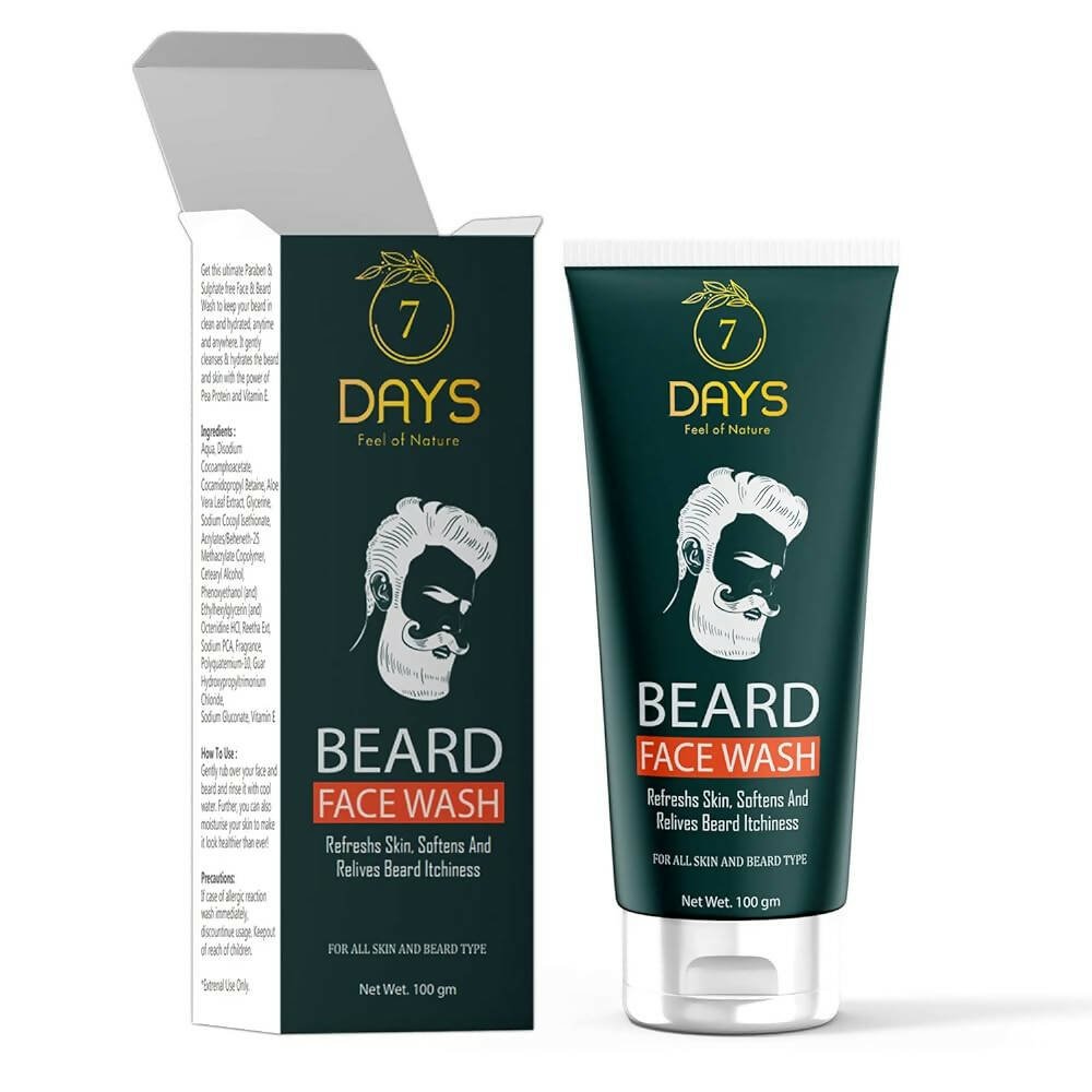 7 Days Beard Face Wash - Swadesiicart