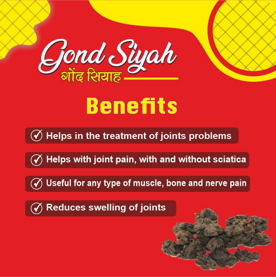 Herbal Canada Gond Siyah Powder | Swadesiicart