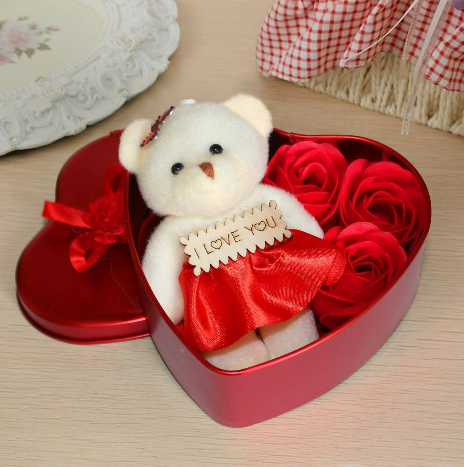 Tied Ribbons Valentine's Day Gifts Combo | Swadesiicart