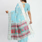 Shree Shyam Fashion Linen Cotton Sky Blue Saree