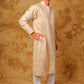 Bluesaanchi Zari Work Light Mango Kurta with Trouser Pajama | Swadesiicart