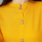 House of RP Women's Yellow Rayon Solid Frontslit Straight Kurta | Swadesiicart