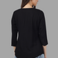 House of RP Women Black Rayon Embroidered Flared Tunic | Swadesiicart