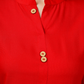 House of RP Women's Red Rayon Solid Frontslit Straight Kurta | Swadesiicart